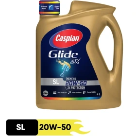روغن موتور خودرو کاسپین مدل SL 20W-50 حجم ۴ لیتر